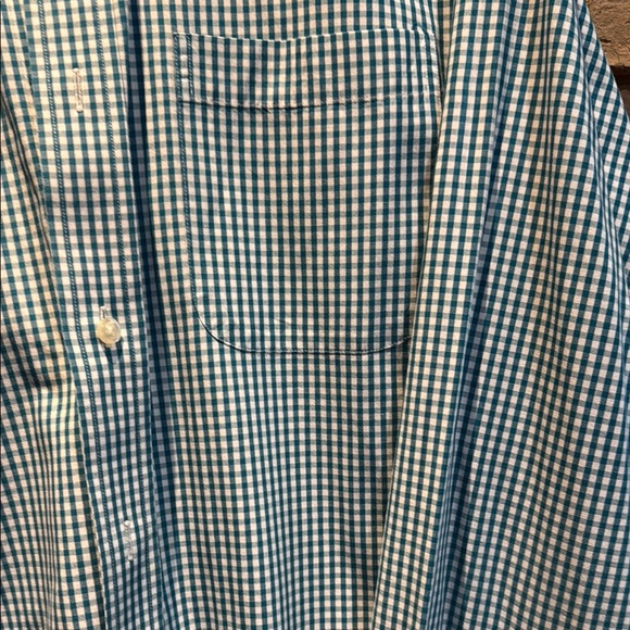 Men's Blue Checkered Shirt Sz M - Picture 3 of 3